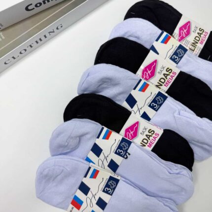 Kit 3 Pares Meias Basic Fem/Masc